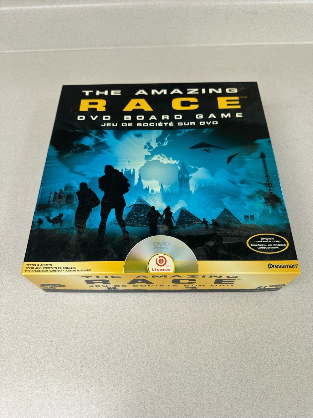 The Amazing Race DVD Board Game - Blue & Yellow